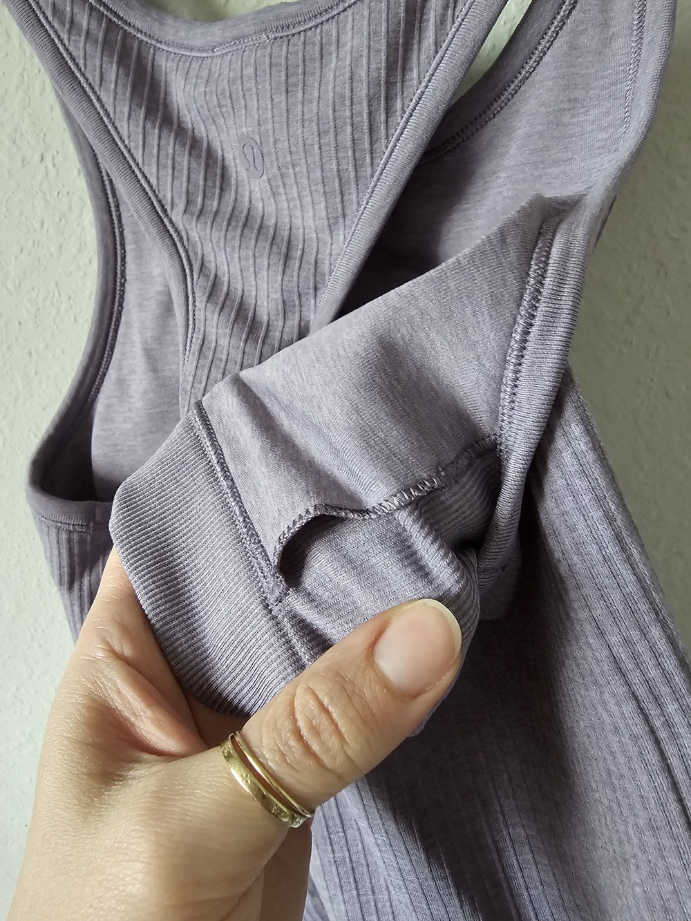lululemon athletica Lavender Ribbed Racerback Tank - Picture 6 of 6